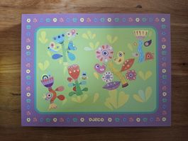 Steckpuzzle Holz mit Figuren und Hammer