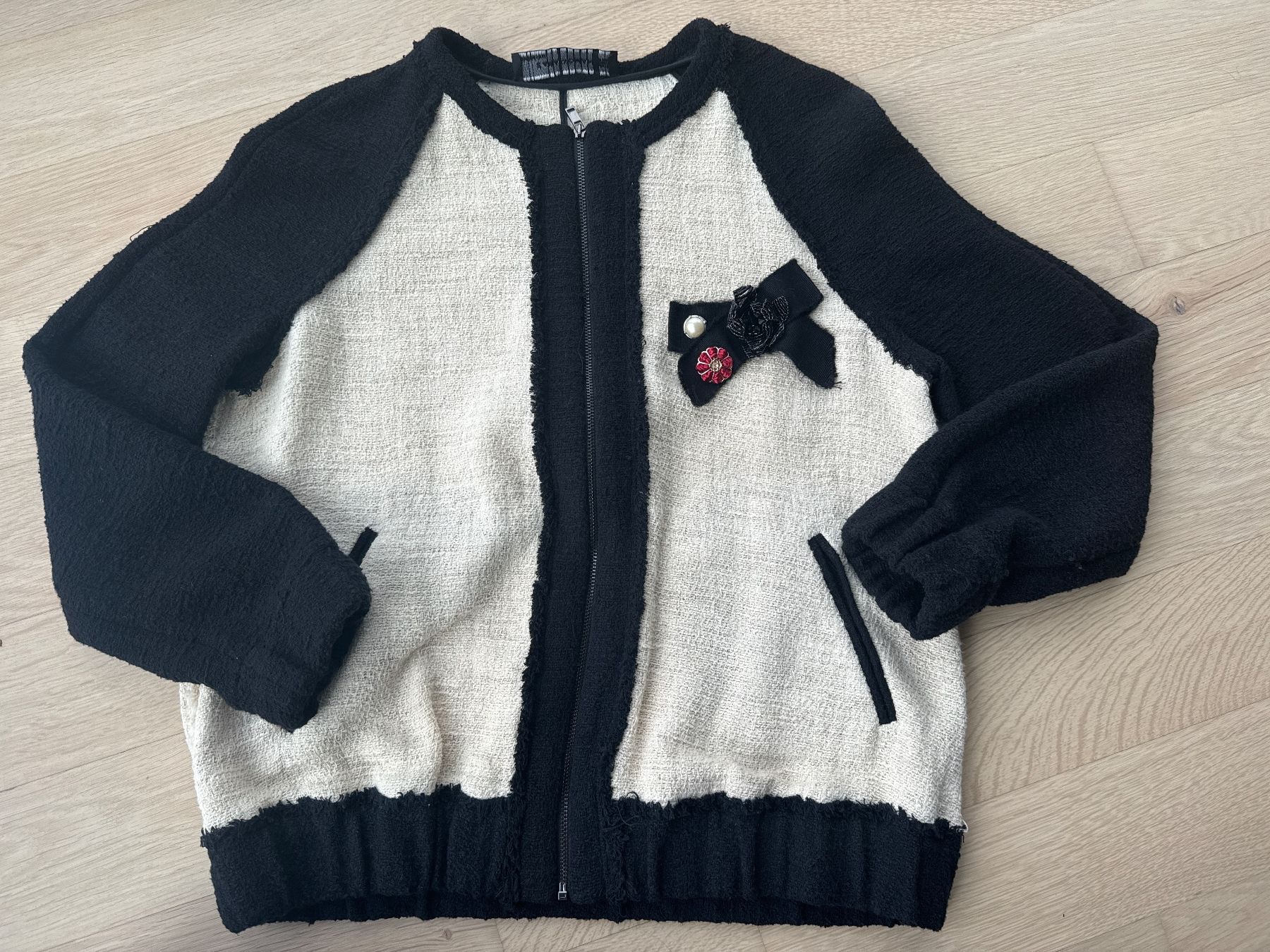 Zara Giacche: Zara Tweed Boucle Jacke gr. M – Usato da Kilchberg ZH venduto da atlanticpacific 2