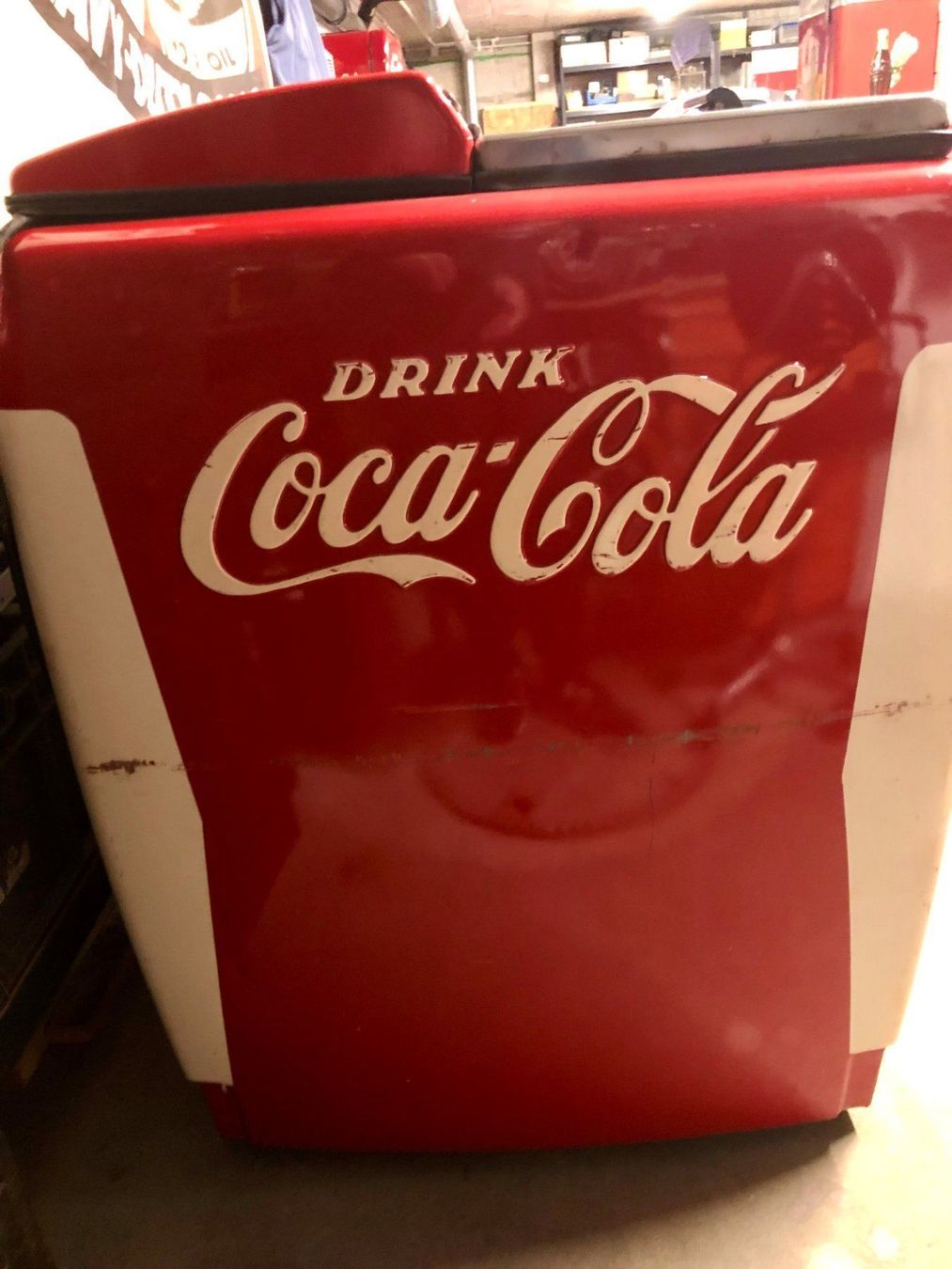 Coca-Cola Frigoriferi & Refrigeratori: Coca Cola Kühltruhe USA 1950 – Difettoso da Muttenz venduto da topi68 4
