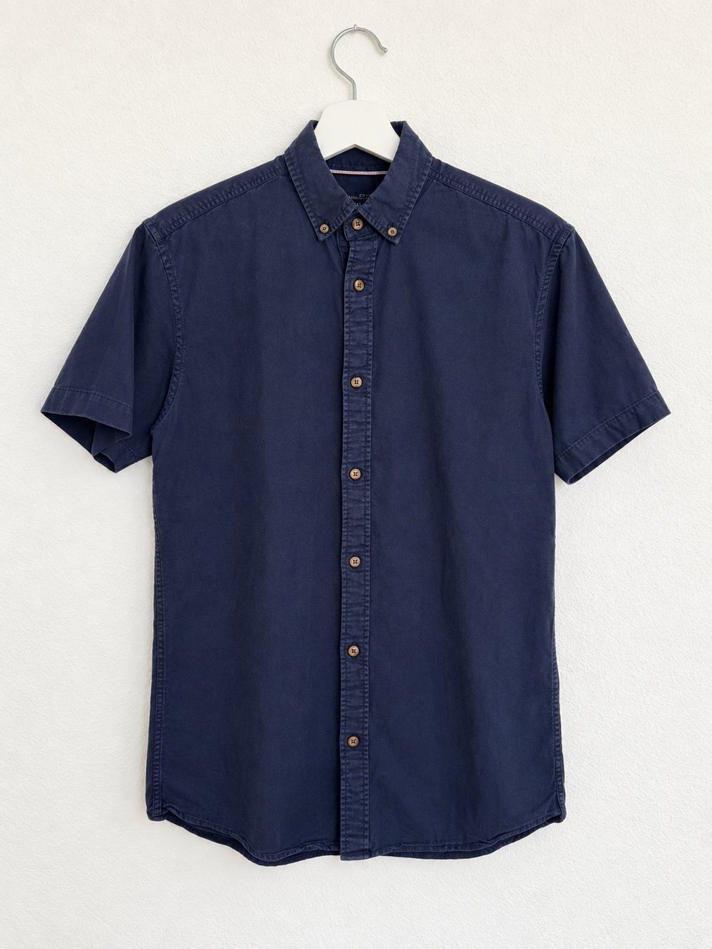 Hemden: Herren Kurzarmhemd Dunkelblau | Button-Down – Gebraucht aus Staufen von jei_7bfb 1