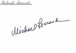 Michael Learned 1939- Autogramm signiert Karte 10x15cm