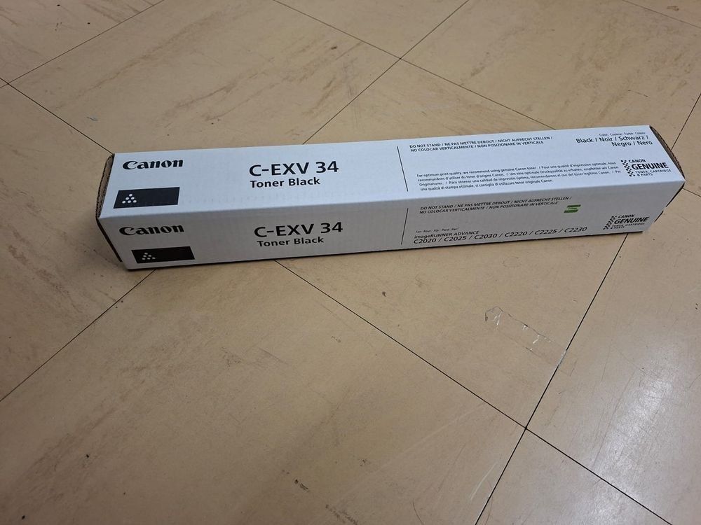 Canon Cartucce per stampanti & toner: Canon C-EXV 34 Toner Black – Nuovo e nell'imballaggio originale da Liestal venduto da CTEAG