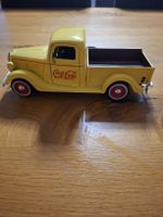 Modellauto Ford 1937 Pick-up Coca-Cola gelb Massstab 1:24