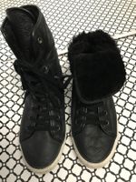 Ash Sneaker gefüttert, schwarz