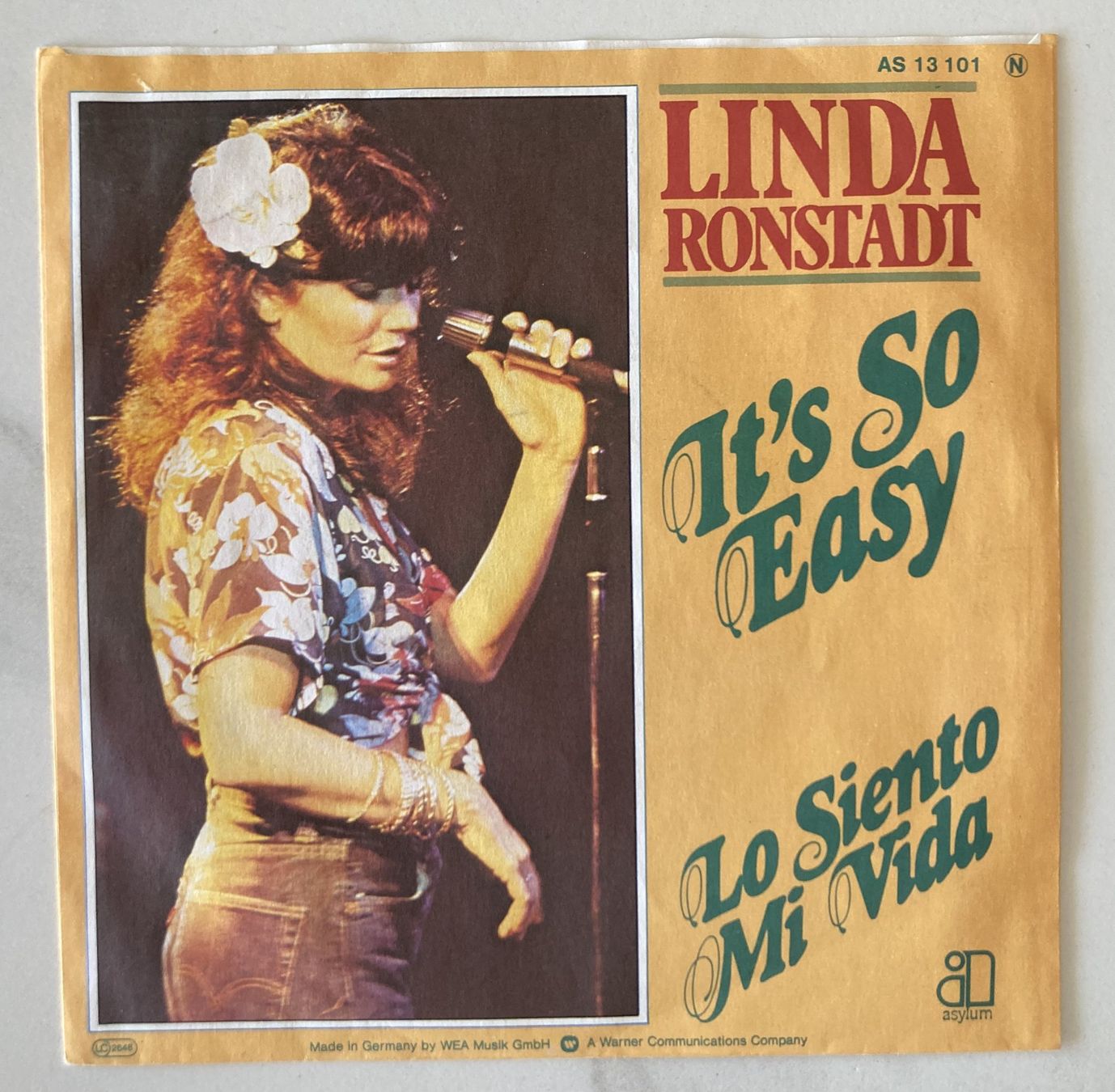 Dischi in vinile: LINDA RONSTADT - IT'S SO EASY – Usato da Bottens venduto da hotter-than-hell 1
