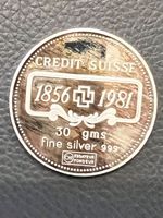 SKA Credit Suisse Silbermedaille Alfred Escher, 30 g, Top!