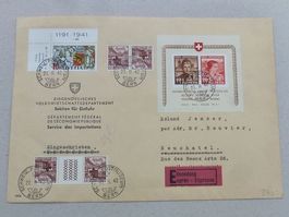Grossbrief ++ PJ Sonderblock 1941