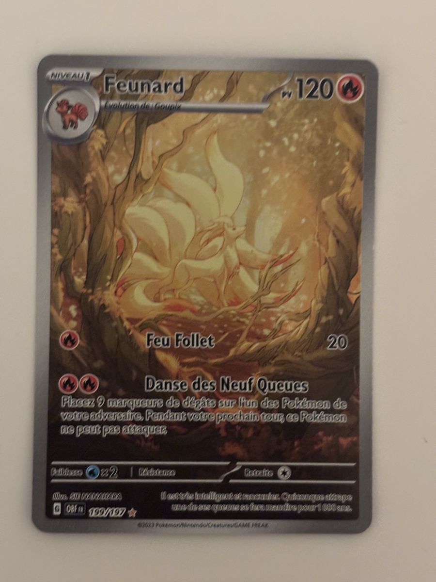 Pokémon Carte collezionabili: Carte Pokémon  FEUNARD obf 199 – Nuovo (secondo la descrizione) da lausanne venduto da helderj