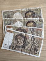 Banknoten Frankreich 2x 200 und 2x 100 Francs gebraucht