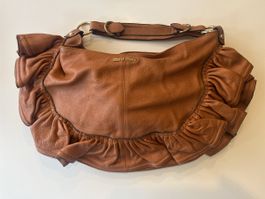 Miu Miu Umhängetasche 👜 Leder rostbraun 