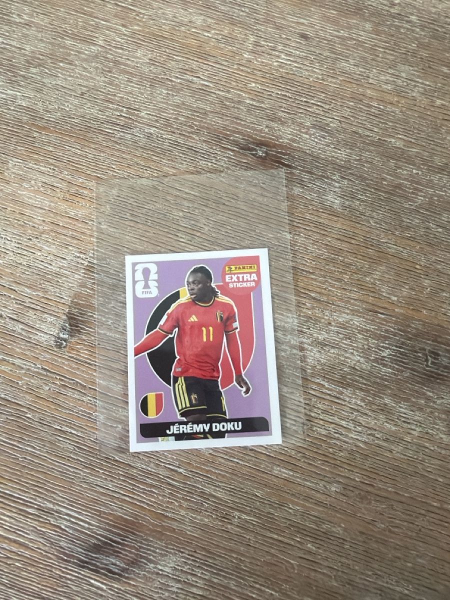 Panini Carte collezionabili: Jeremy Doku Extra Sticker Panini 2026 – Nuovo (secondo la descrizione) da Aeschi b. Spiez venduto da Spatzumuus1