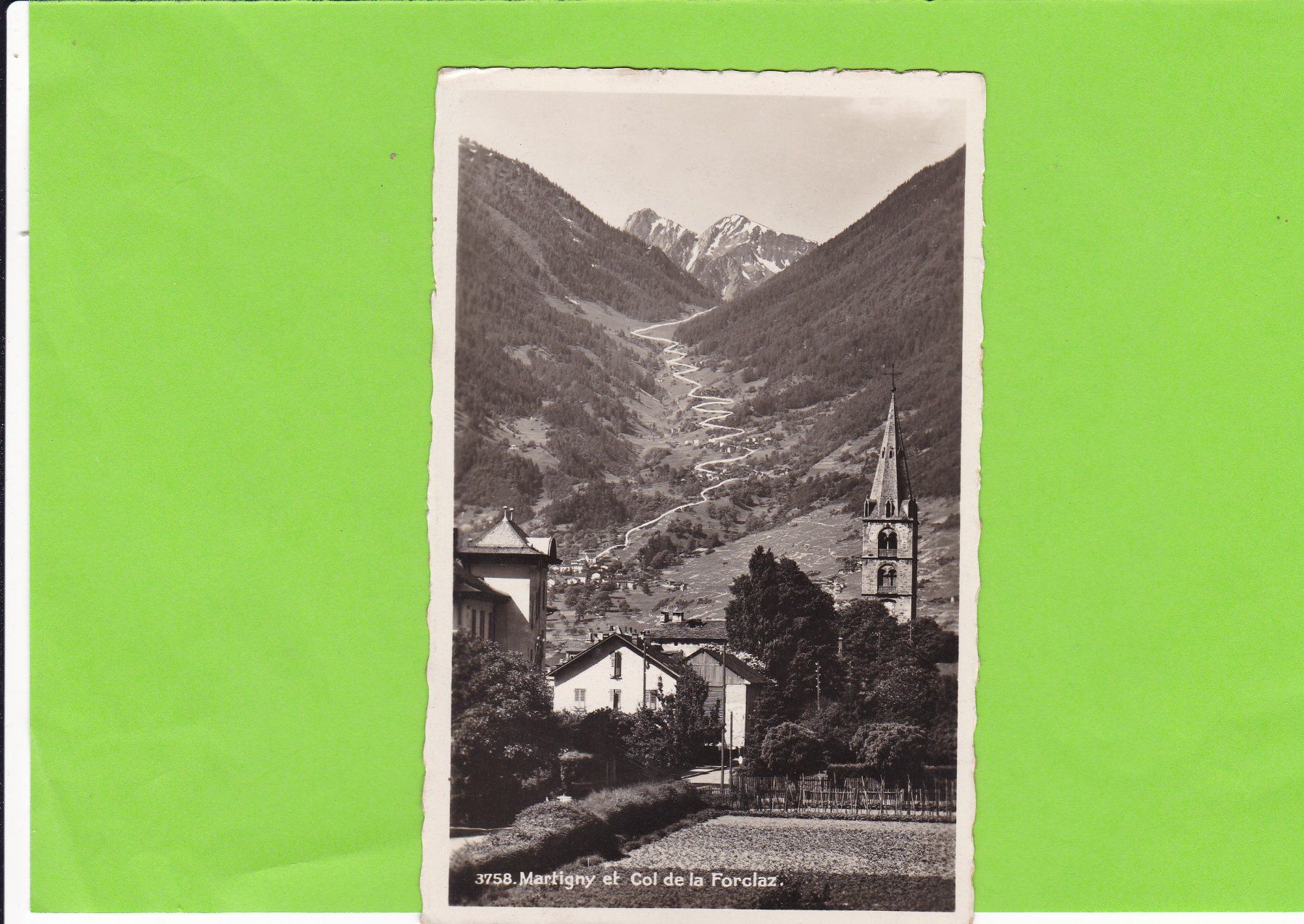 Cartoline postali: Martigny – Usato da St. Peterzell venduto da neckertal
