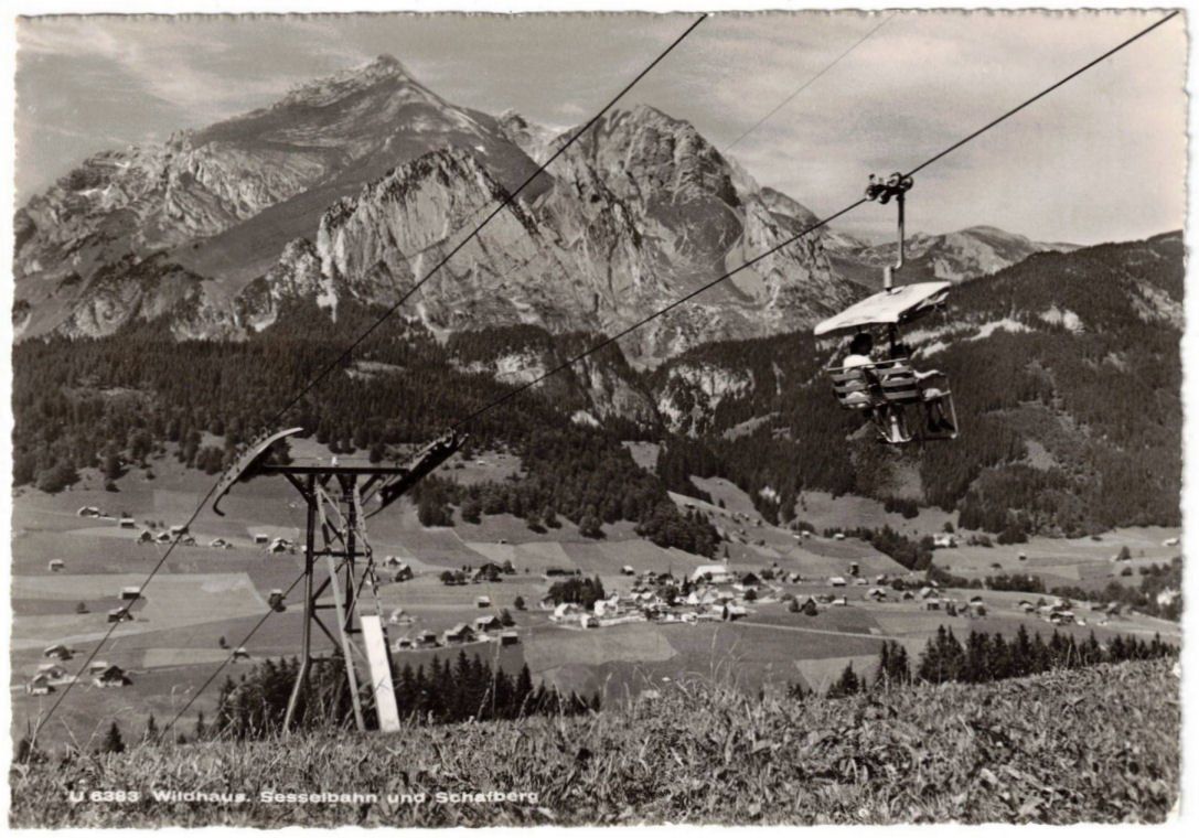 Cartoline postali: Wildhaus - Sessellift – Usato da Binningen venduto da Mountainrider