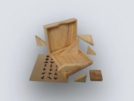 Tangram Puzzle Knobelspiel Denkspiel Geschicklich...