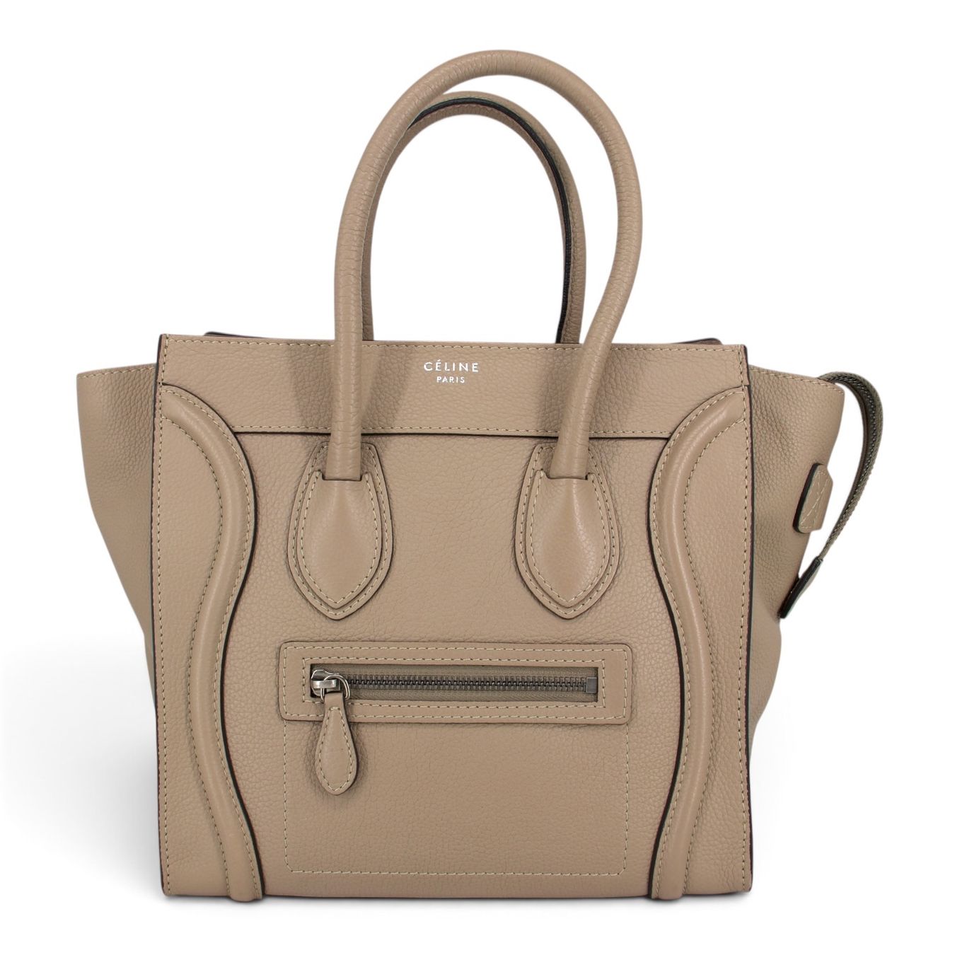 Celine Borse da donna: Céline Micro Luggage beige – Usato da Binningen venduto da Designerlabels