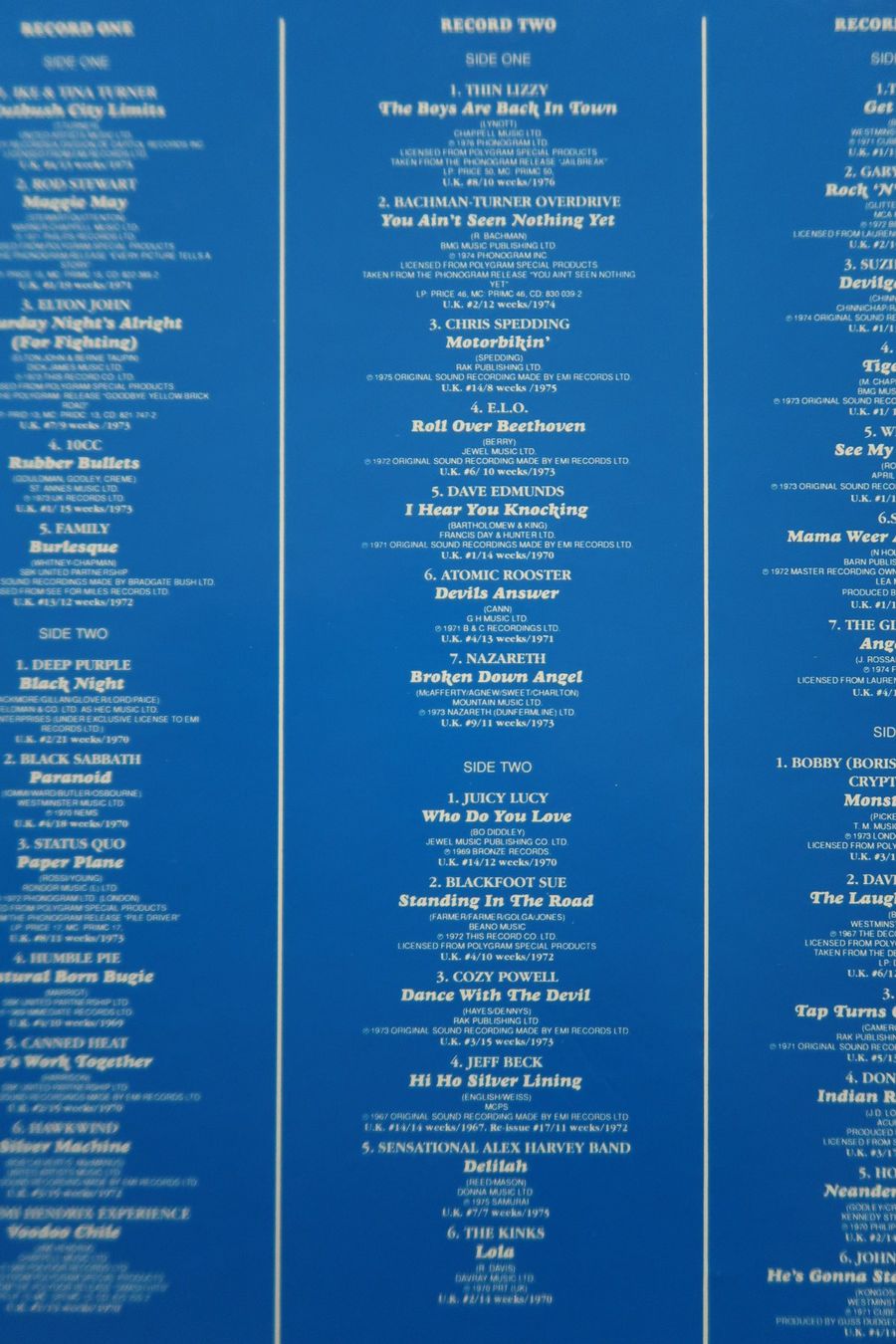 Schallplatten: BACK IN TIME - THE SOUND OF THE SEVENTIES - 4x LP BOXSET – Gebraucht aus Basel von Patiscat 7
