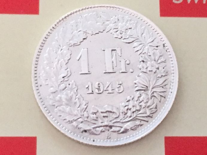 Toutes les monnaies: 1 Franken 1945 vz – D'occasion à Elsau par herbybay
