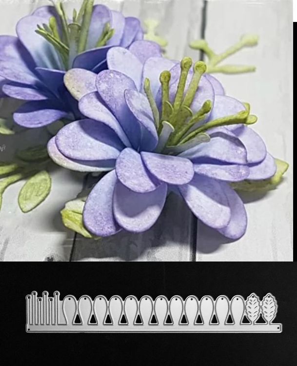 ZAG Feine Stanzformen 5 Stück - Für Papier, Karton, Basteln, Scrapbooking, Kompatibel Mit Stanzmaschinen
