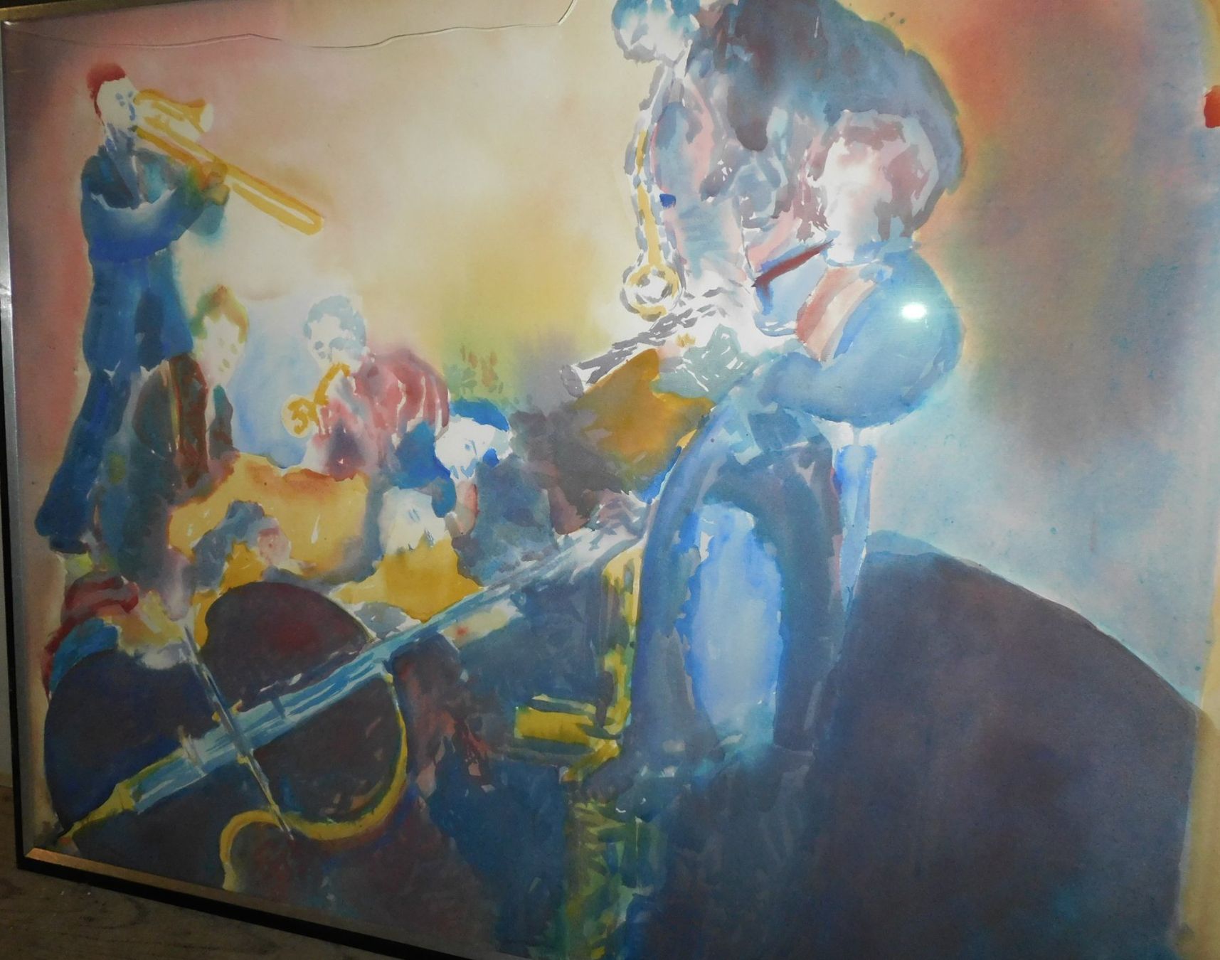 Gemälde: Kunst Aquarell  original Jazz Gemälde – Gebraucht aus Sursee von 76 3