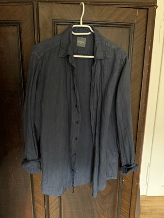 100% Leinen Fakts Shirt 