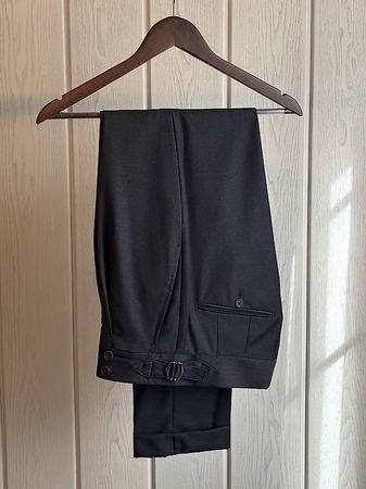 Pini Parma Soragna Trouser Dunkelgrau  Grösse 42