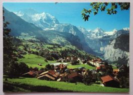 Wengen mit Jungfrau und Breithorn