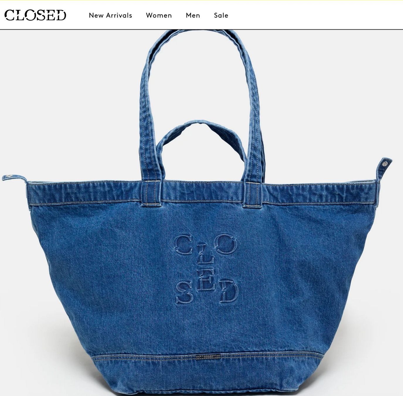 Closed Borse da donna: Closed Denim Tote Bag Tasche Neu – Nuovo e nell'imballaggio originale da Wettingen venduto da Hbeluga