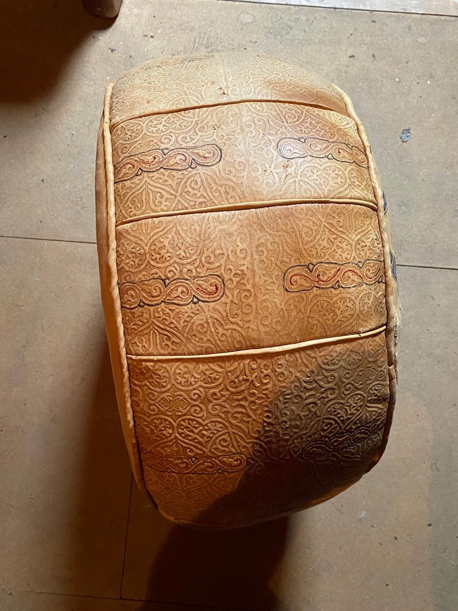 Sgabelli: Pouf Sitzhocker aus Leder! – Usato da Oberengstringen venduto da Avalon015 3
