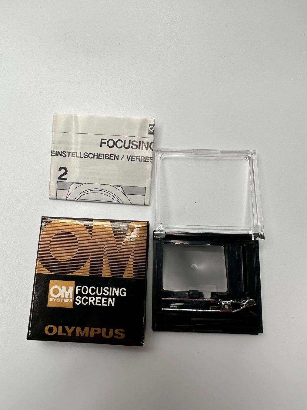 Olympus Fotocamera: Olympus OM Focusing Screen Einstellscheibe 1 / 1-1 – Nuovo (secondo la descrizione) da zuchwil venduto da solotin74