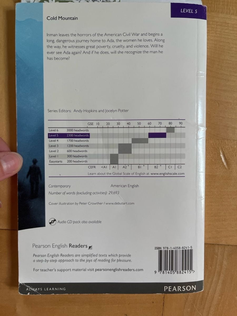 Libri: Pearson English Readers Cold Mountain Level 5 Buch – Usato da Kerns venduto da lau_z7vm 1