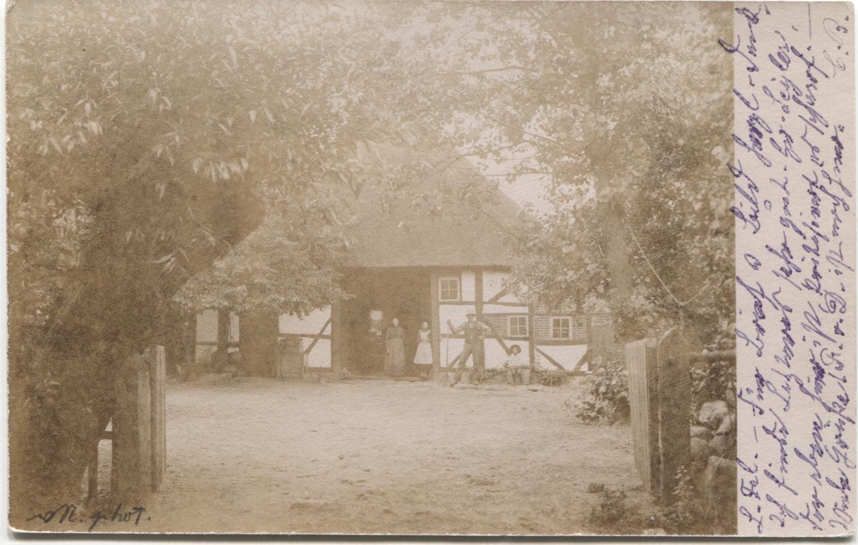 Cartoline postali: LANDWIRTSCHAFT/STROHDACHHAUS? 1905 – Usato da Wil SG venduto da Clanx