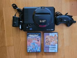 Sega Mega Drive Konsole Japan Set mit Shining Force