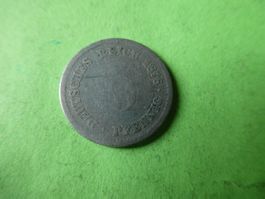 Dt. Reich 1876 D, 5 Pfennig