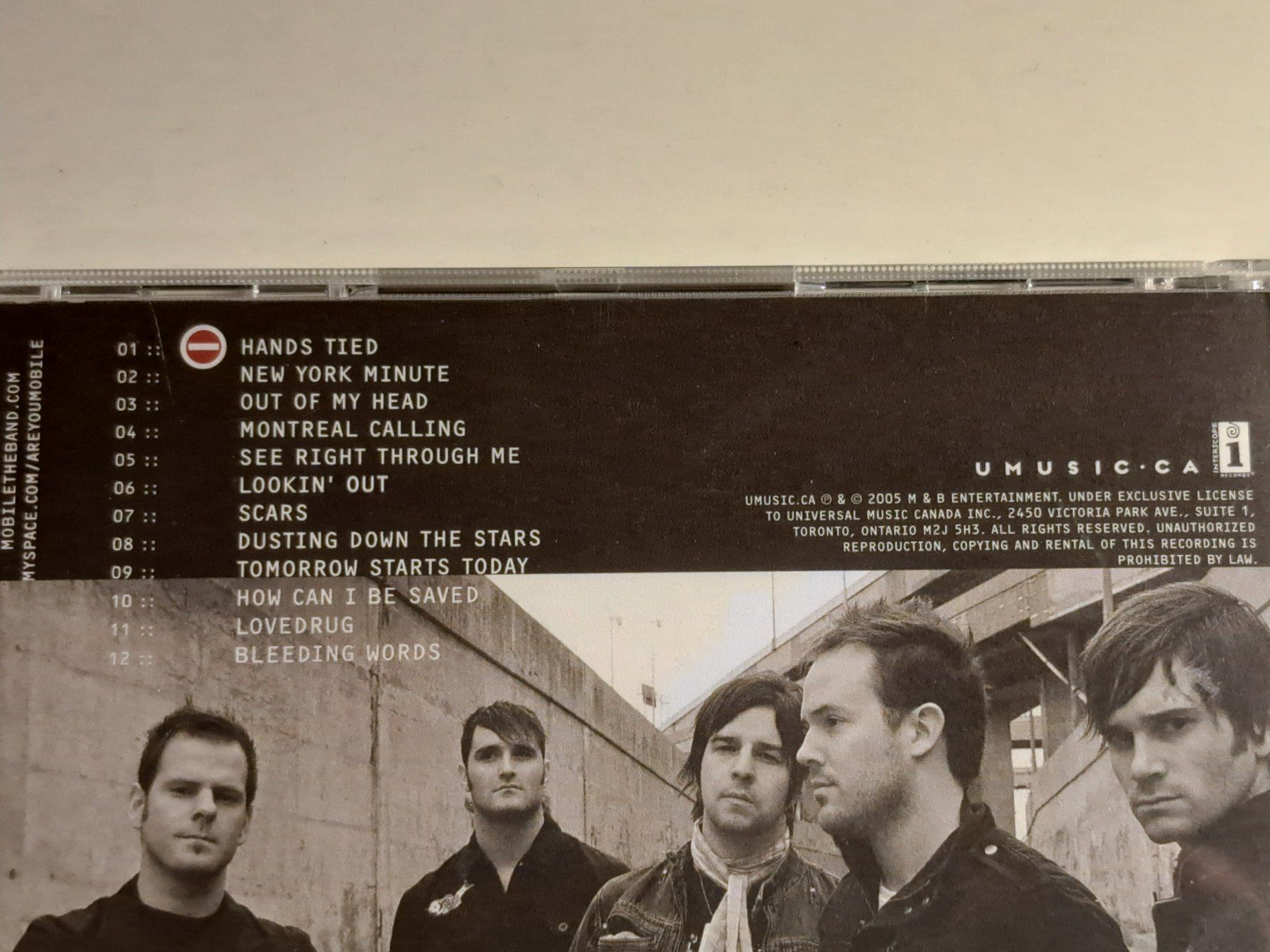 CD: MOBILE - Tomorrow starts today – Usato da Wichtrach venduto da LuckyLuke69 2
