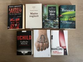 7 Bücher: Thriller und Krimis