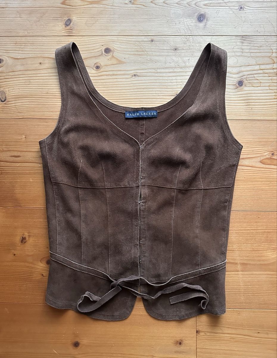 Ralph Lauren Gilets & Westen: Ralph Lauren Weste Wildleder US 6 - S/M – Neu (gemäss Beschreibung) aus Gersau von Sidharta7 6