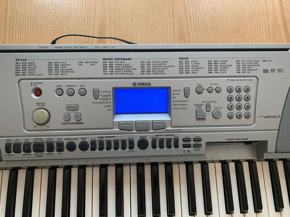 Yamaha PSR 450 Keyboard (Gebraucht) in St. Gallen für CHF 51 – mit ...