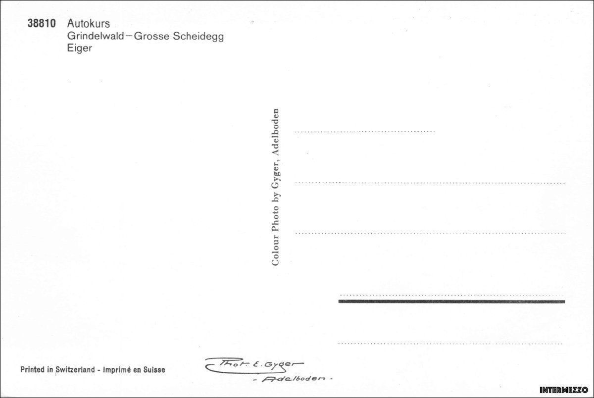 Cartoline postali: Postautos // Autokurs Grindelwald - Grosse Scheidegg – Usato da Basel venduto da intermezzo12 1