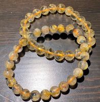 2x Heilstein Armband - Gold Rutilquarz ✨💛✨