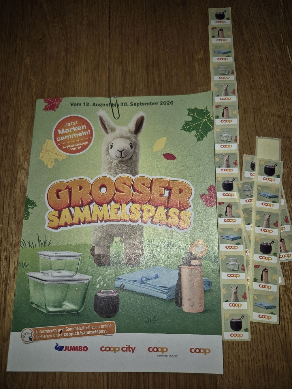 Coop Sammelmarken & -punkte: sammelspass coop – Neu (gemäss Beschreibung) aus Lauperswil von meili64