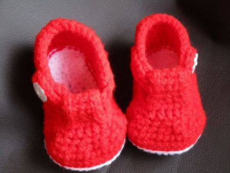 Babyschuhe Hand gehäkelt