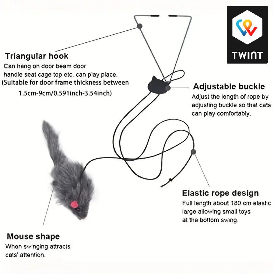 Giocattoli: Simulation de souris pour chats, jouet – Nuovo e nell'imballaggio originale da Saignelégier venduto da onekeystore 2