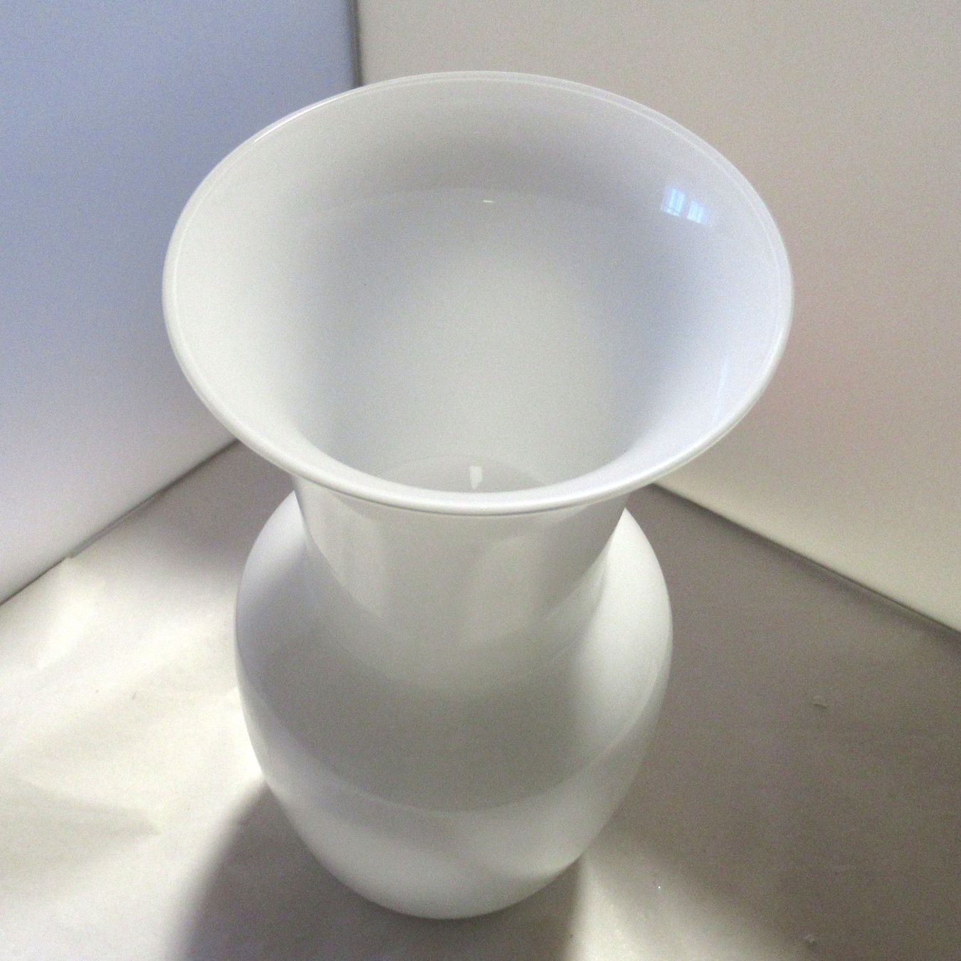 Venini Vasi & Recipienti: Glas Vase 29cm VENINI- 1989 – Usato da Stein am Rhein venduto da Vitrum8260 1
