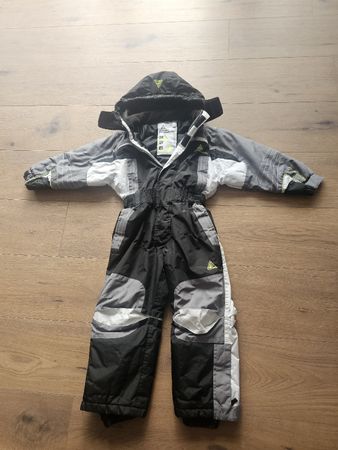 Skianzug Peak Mountain schwarz grau Grösse 110 gebraucht