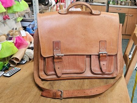 Ledertasche Aktentasche Umhängetasche Vintage guter Zustand