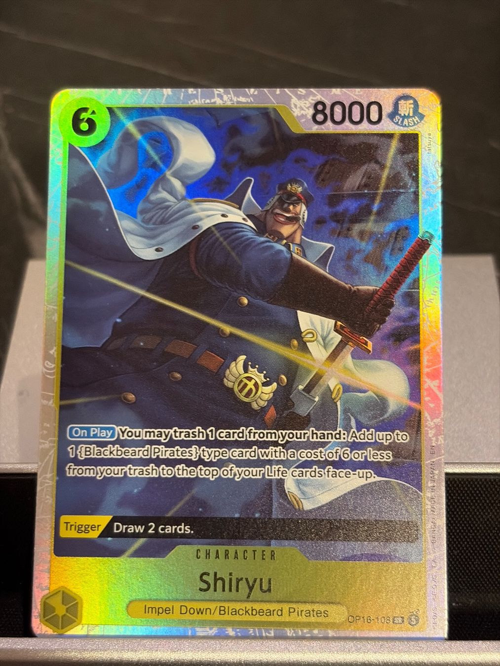 Bandai Carte collezionabili: One Piece OP16-108 Shiryu, Englisch – Nuovo (secondo la descrizione) da St. Gallen venduto da cambitcg