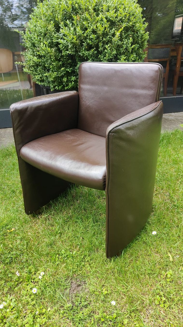 Sessel: Esstischstühle echt Leder Klassiker 6 Stk. – Gebraucht aus Biberist von tann7 1
