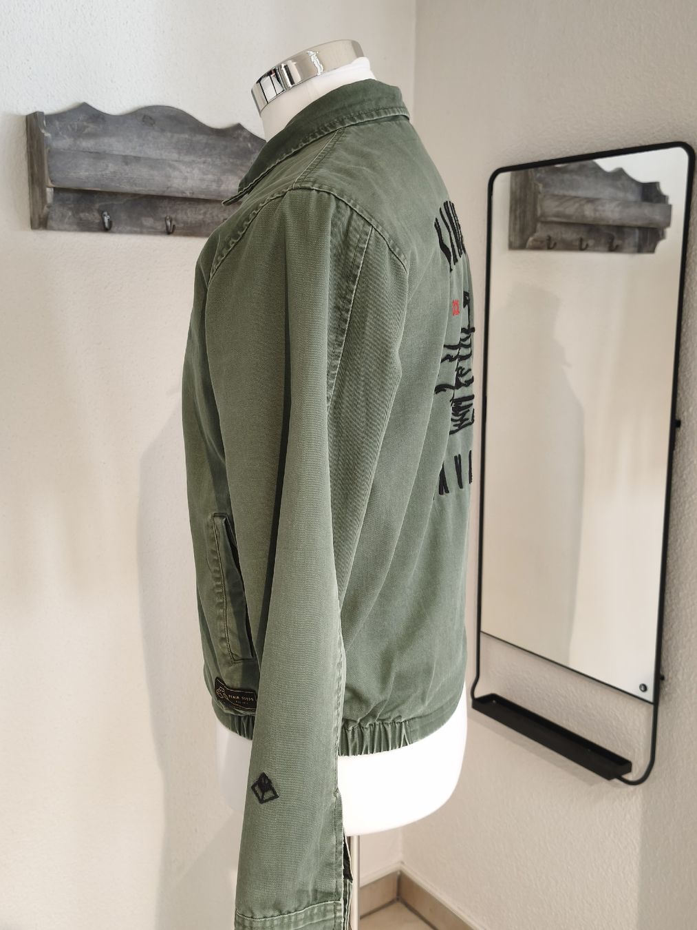 Zara Giacche: Zara Man Jacke, olivgrün, Grösse S, Top Zustand, – Nuovo (secondo la descrizione) da Emmetten venduto da SecondhandSiska 1