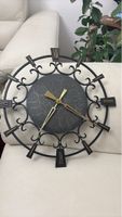 Wand Uhr Metal vintage Römische Ziffern funktionstücht
