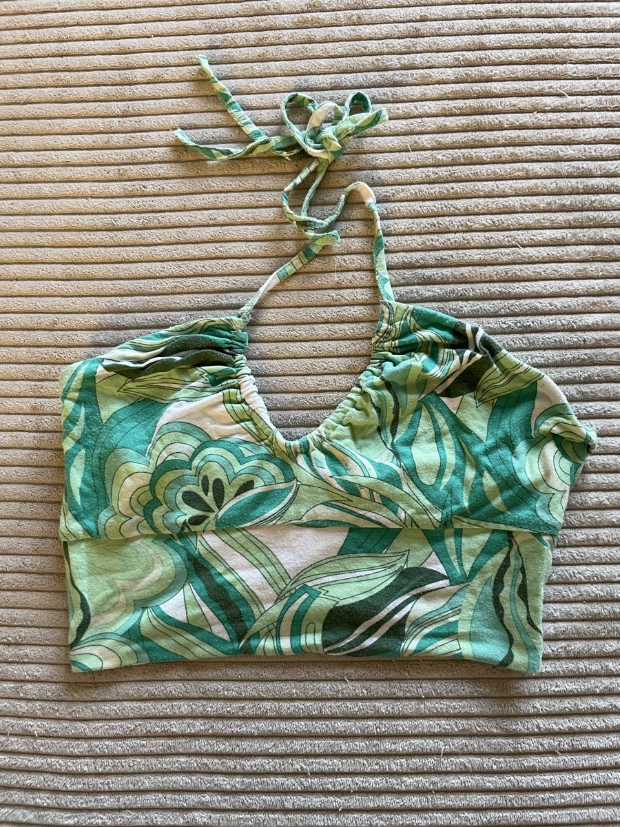 Top: Grünes Sommer Top – Usato da Toffen venduto da jes_76l5